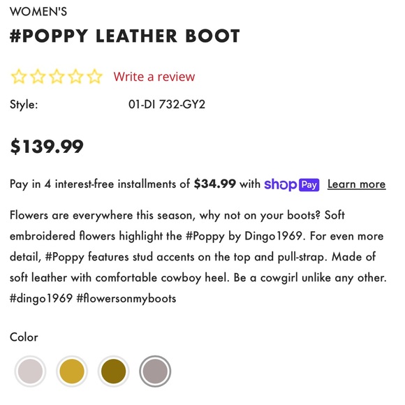 Dingo Poppy Leather Boots - Picture 7 of 8
